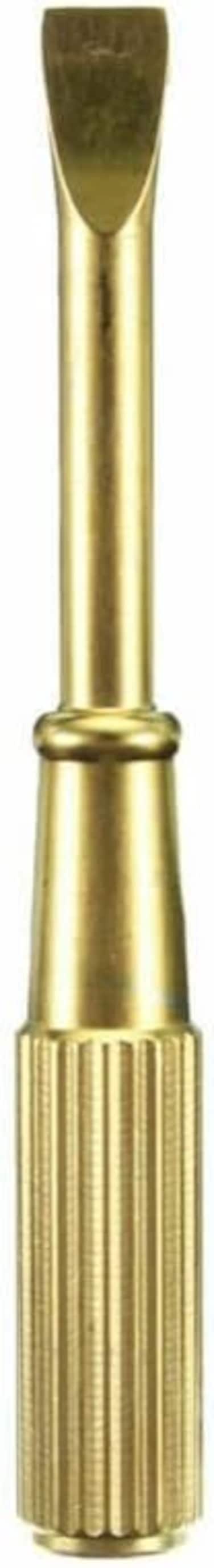 مفك براغي صغير من الفولاذ التيتانيوم لأدوات إصلاح سوار الحب (ذهبي)