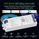 وحدة تحكم Tuya Wifi Pwm LED 5 في 1 Wb5 2.4 جيجا هرتز متوافقة مع Alexa/Google Home/Smart Life/Tuya Smart App للتحكم في التعتيم Cct Rgb Rgbw Rgbcct LED شريط يعمل مع Wr01Rf Wr02Rf إلخ