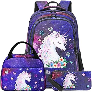 School Backpacks For Boys Girls Bookbag Teens Backpack Set Tote Shoulder Bag And Pencil Case