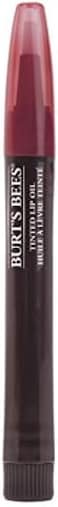 Burt's Bees 100 Percent Natural Moisturising Tinted Lip Oil, 1.1ml, Rustling Rose
