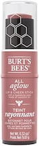 Burt's Bees 100% Natural All Aglow Lip And Cheek Stick, Suez Sands, 8.5 G