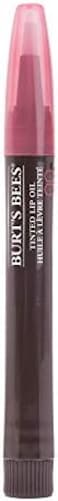 Burt's Bees 100 Percent Natural Moisturising Tinted Lip Oil, 1.1ml, Misted Plum
