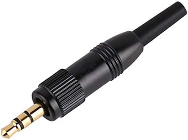 محول صوت ستيريو بقفل لولبي Trs ذكر 3.5 مم (1/8 بوصة) متوافق مع ميكروفون Sennheiser Sony Saramoinc Boya Comica Lavalier (3 مم)