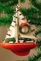 Nautical Sailboat Sailing Sail Wood Christmas Holiday Ornament