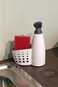 Casabella Sink Sider Kitchen Soap Pump And Sponge Caddy, White/Gray