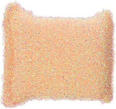 Casabella Sparkle Scrub Sponge, 2-Pack, Colors Vary Between Plum, Lime And Orange