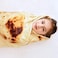 Casofu Burritos Blanket, Burritos Tortilla Blanket, Food Flour Tortilla Throw Blankets, Soft And Comfortable Giant Flannel Taco Blanket For Adults. (Yellow, 80 Inches)