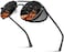 Cgid E72 Retro Steampunk Style Inspired Round Metal Circle Polarized Sunglasses For Women Men