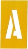 استنسل رسم الحروف والأرقام من Chartpak، A-Z و0-9، ارتفاع 7.62 سم، 35 في كل عبوة (01560)