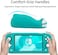 حافظة حماية من السيليكون من Chin Fai لجهاز Nintendo Switch Lite، غطاء حماية ناعم مع مقابض مريحة لجهاز Nintendo Switch Lite 2019 [حامل ذاتي] [4 أغطية عصا الإبهام] (فيروزي)