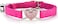 Chukchi Heart Bling Cat Collar With Safety Belt And Bell 8-11 Inches