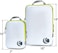 Compression Packing Cubes For Travel-Expandable Luggage Organizer Set Pack More In Less Space, Travel Gear Accessories (White 2Pcs) (White 3Pcs)