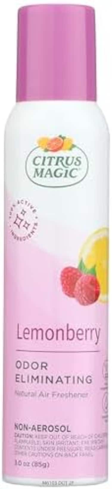 Natural Odor Eliminating Air Freshener Spray Lemonberry, 3-Ounce