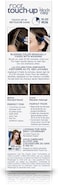 Clairol Root Touch-Up Semi-Permanent Hair Color Blending Gel, 4 Dark Brown, Pack Of 2