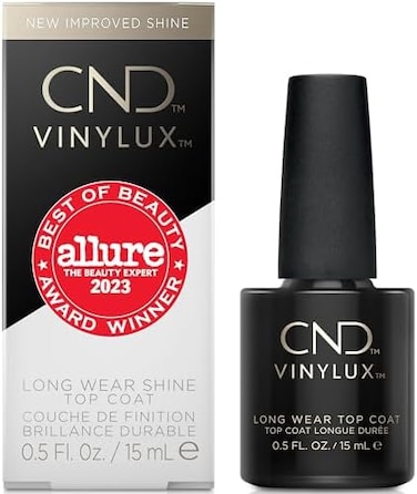 Vinylux Long Wear Shine Top Coat, Quick Drying Formula, Easy To Remove, 0.5 Fl Oz