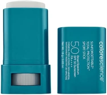 Colorescience Sunforgettable Total Protection SPF 50, Mineral, Broad Spectrum, Water/Sweat Resistant Sport Stick (1 Ct)