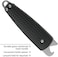 Crkt Dually Folding Carry Knife: Plain Edge Folder With Slip Joint - Everyday Carry Folded Knife, Black Glass Reinforced Nylon Handle With Lanyard Hole, Bottle Opener 7086