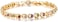 Comelyjewel Aken Tech Women Bracelets, 18K Multi-Gemstone And Diamond Tennis Bracelet Gold Heart Bracelets For Women (Diamond Bracelet)