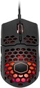 Cooler Master mm711 Rgb-Led Lightweight 60G Wired Gaming Mouse - 16000 Dpi Optical Sensor, 20 Million Click Omron Switches, Smooth Glide Ptfe Feet, And Ambidextrous Honeycomb Shell - Matte Black