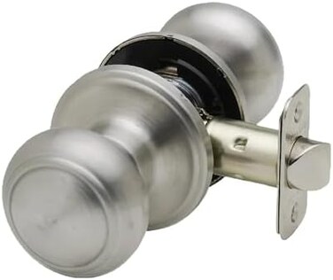 Copper Creek Ck2020Ss Colonial Door Knob, Passage Function, 1 Pack, Satin Stainless