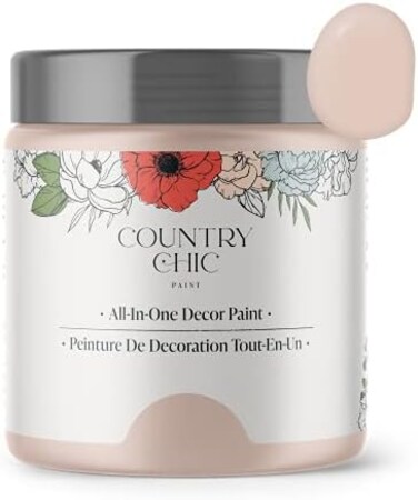 Country Chic Paint Chalk Style - For Furniture, Home Decor, Crafts - Eco-Friendly - All-In-One - No Wax Needed (Pint (16 Oz), Ooh La La)