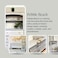 نمط طباشير طلاء Country Chic - للأثاث، ديكور المنزل، الحرف اليدوية - صديق للبيئة - الكل في واحد - لا حاجة للشمع (بيبل بيتش [رمادي]، نصف لتر (16 أونصة))