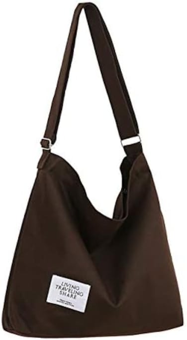 حقيبة كتف نسائية من القماش ذات حجم كبير من Covelin حقيبة يد كاجوال من قماش هوبو