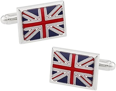 Union Jack Cufflinks With Presentation Box