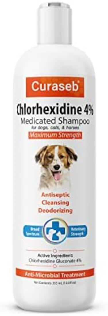 Chlorhex 4% Shampoo For Dogs &amp; Cats, Vet Strength Formula, 8Oz