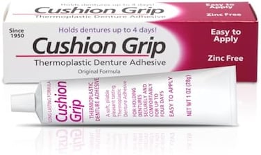 Thermoplastic Denture Adhesive For Refitting And Tightening Loose Dentures [Not A Glue Adhesive, Acts Like A Soft Reliner] (1 Oz) Hold Dentures For Up To 4 Days.