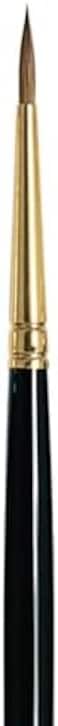 Da Vinci Watercolor Series 11 Maestro Paint Brush, Fuller English Round Kolinsky Red Sable, Size 0 (36831)