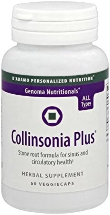 D'Adamo Nutrition - Collinsonia Plus 60 Vcaps
