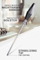 Dalstrong Honing Rod Steel - 9 بوصة - سلسلة Shadow Black - طلاء نيتريد التيتانيوم الأسود - فولاذ معالج بالفراغ عالي الكربون 7Cr17Mov-X - خالٍ من الخدوش - طلاء مبراة سكاكين المطبخ - معتمد من Nsf