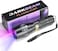 Darkbeam UV 365Nm And 395Nm Light Wood's Lamp Blacklight Ultraviolet Flashlight LED Portable Mini Handheld Torch, Detector For Dog Urine Pet Stains Anti-Counterfeiting Identification, Resin Curing