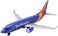 Daron Southwest Airlines Airport Playset With Die-Cast Metal Model Airplane With Plastic Parts, Cars And Transportation Toys For Kids Ages 3+