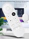 New Voice Remote Control For Google Chromecast Tv 4K (Snow), Replacement Remote For Google Chromecast 4K Snow HD Tv G9N9N Ga01409-Us Ga01919-Us Ga01920-Us Ga01923-Usga01409-Us
