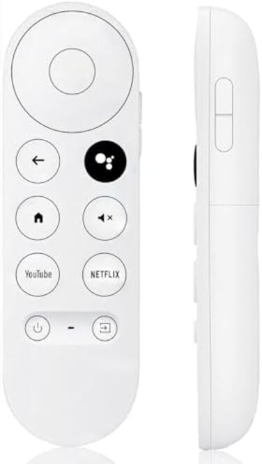 New Voice Remote Control For Google Chromecast Tv 4K (Snow), Replacement Remote For Google Chromecast 4K Snow HD Tv G9N9N Ga01409-Us Ga01919-Us Ga01920-Us Ga01923-Usga01409-Us