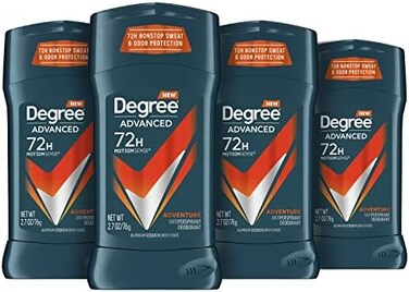 مزيل العرق المتقدم المضاد للتعرق من ديجري مين، مضاد للتعرق لمدة 72 ساعة للحماية من العرق والرائحة للرجال مع تقنية موشن سينس 2.7 أونصة