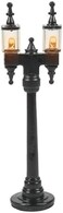 Department 56 Accessories For Villages Double Street Lamps Accessory Figurine (Set Of 4)