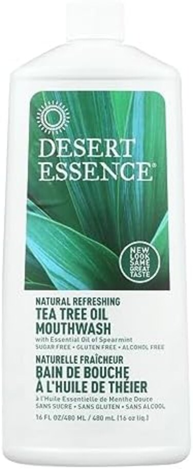 Desert Essence Tea Tree Oil Mouthwash 16 Fl Oz