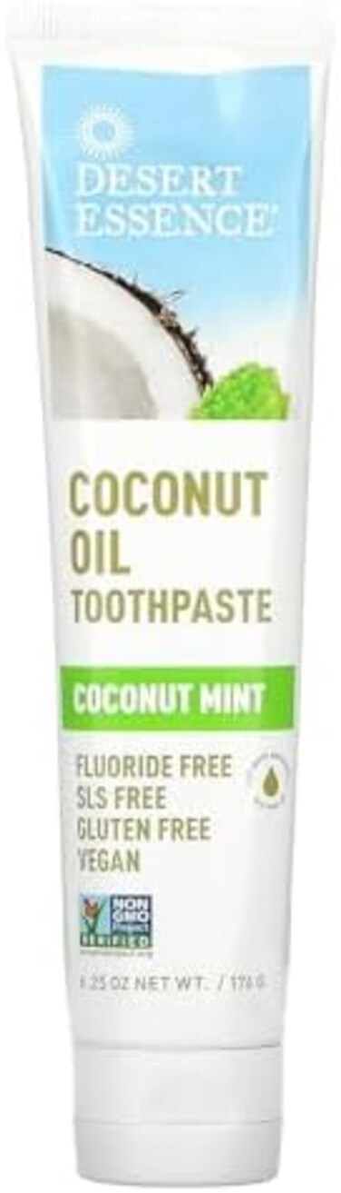 معجون أسنان بزيت جوز الهند وجوز الهند والنعناع 176 جم