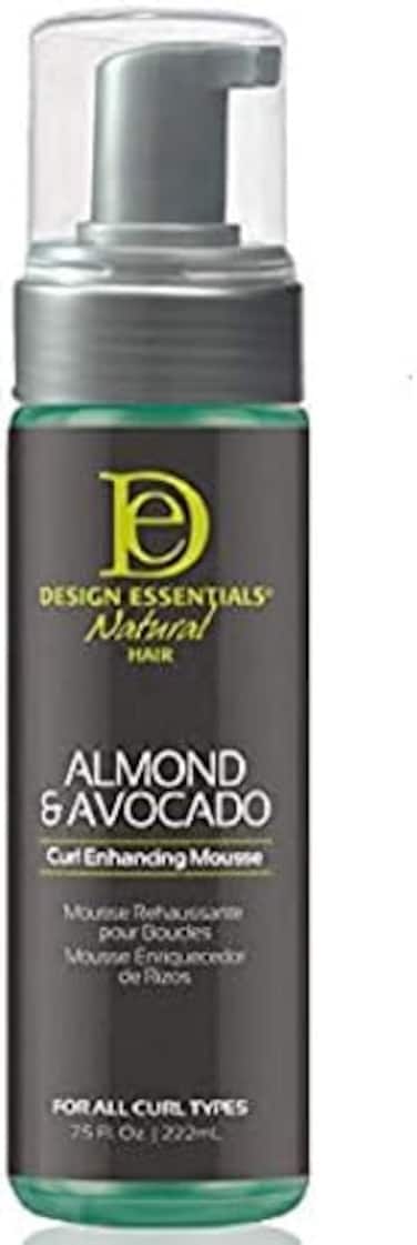 Curl Enhancing Hair Mousse For Curly Hair, Almond And Avocado Collection, 7.5 Ounce