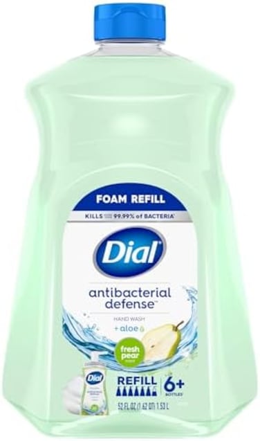 عبوة إعادة تعبئة صابون اليد الرغوي المضاد للبكتيريا، الكمثرى الطازجة، 52 أونصة سائلة