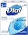 Dial White Antibacterial Deodorant Soap For Unisex 3 X 4 Oz Soap