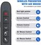 Wireless Presenter Remote With Air Mouse Control, Rechargeable USB Presentation Clicker Ppt Pointer Rf 2.4Gz Powerpoint Clicker Slide Advancer For Computer Laptop Mac