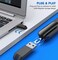 Wireless Presenter Remote With Air Mouse Control, Rechargeable USB Presentation Clicker Ppt Pointer Rf 2.4Gz Powerpoint Clicker Slide Advancer For Computer Laptop Mac
