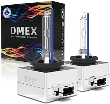 مصابيح أمامية Dmex D1S زينون Hid 8000K أبيض أزرق 35 وات 85410 85415 66140 66144 بديلة - عبوة من قطعتين