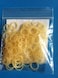 100 Pack Orthodontic Elastics 3/8" (9.5mm), Rubber Bands Great For Dog Grooming Top Knots, Bows, Braids, Tooth Gaps, And Dreadlocks
