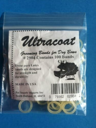 100 Pack Orthodontic Elastics 3/8" (9.5mm), Rubber Bands Great For Dog Grooming Top Knots, Bows, Braids, Tooth Gaps, And Dreadlocks