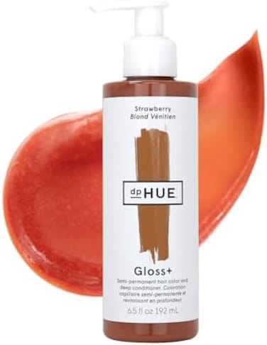 Dphue Gloss+ صبغة شعر شبه دائمة وبلسم عميق - # فراولة 192ml/6.5Oz